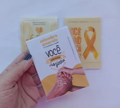 Mini Bloquinho Setembro Amarelo