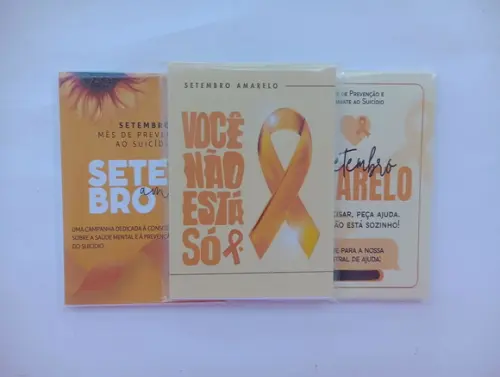 Mini Bloquinho Setembro Amarelo