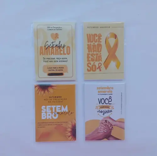 Mini Bloquinho Setembro Amarelo