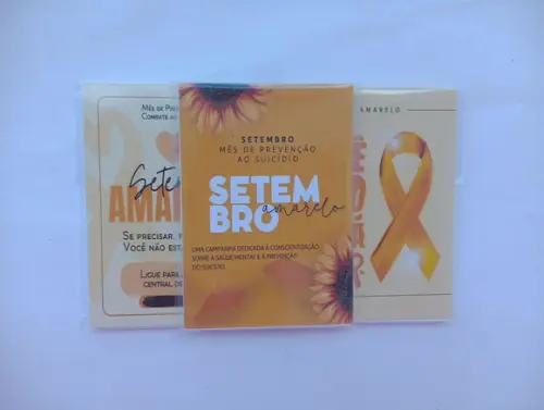 Mini Bloquinho Setembro Amarelo