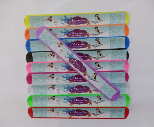 Pulseira Bate Enrola Aladdin Cores Sortidas