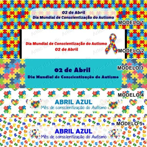 Pulseira Bate Enrola Autismo Cores Sortidas