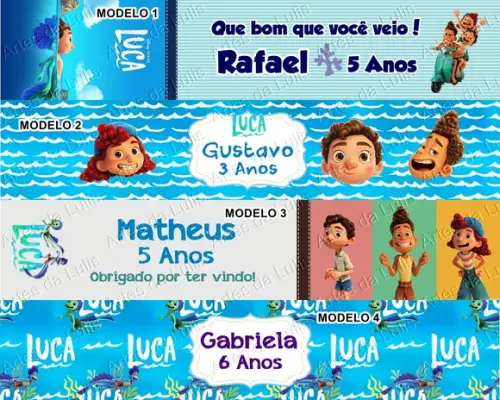 Pulseira Bate Enrola Luca Cores Sortidas