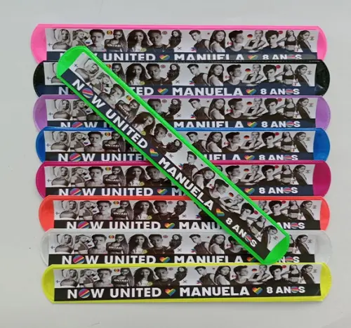 Pulseira Bate Enrola Now United Cores Sortidas