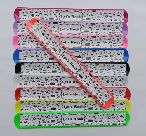 Pulseira Bate Enrola Rock Cores Sortidas