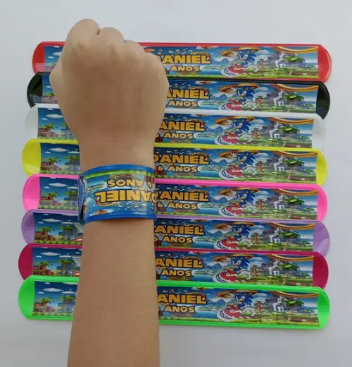 Pulseira Bate Enrola Sonic Cores Sortidas