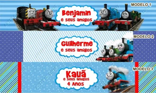 Pulseira Bate Enrola Thomas e Seus Amigos Cores Sortidas