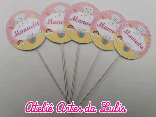 Topper para Docinho Chuva de Amor