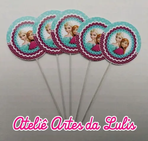 Topper para Docinho Frozen