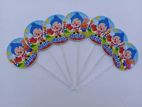 Topper para Docinho Palhaço Plim Plim