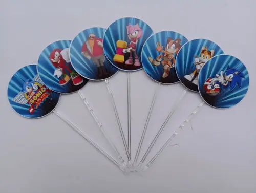 Topper para Docinho Sonic