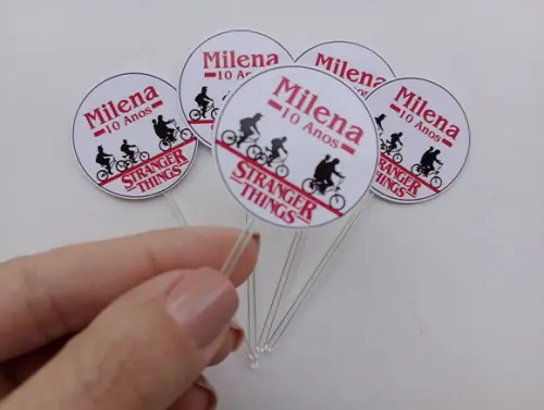 Topper para Docinho Stranger Things