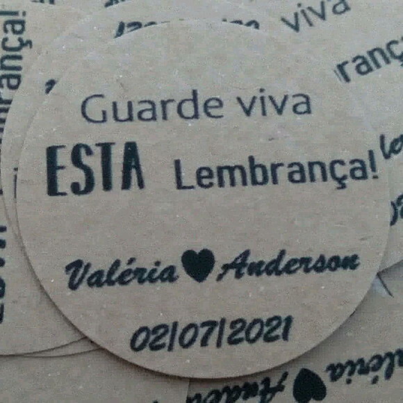 50 Tags em Papel Kraft