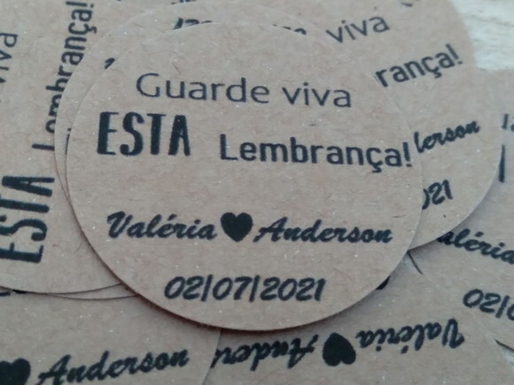 35 Tags em Papel Kraft