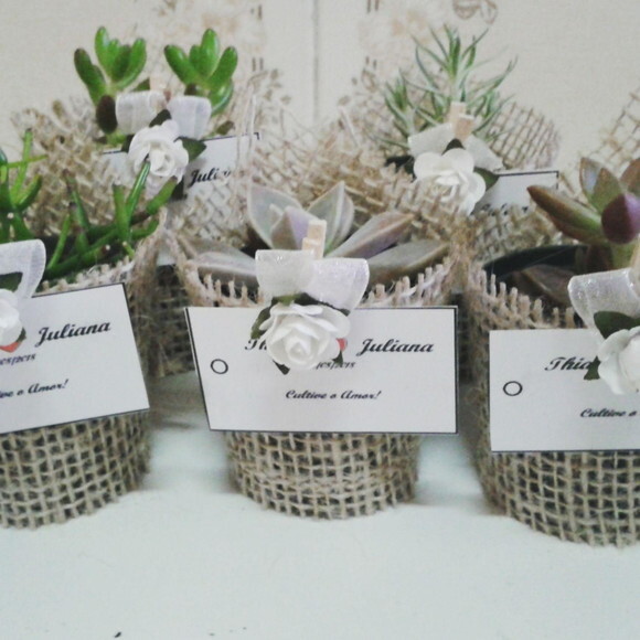 Kit Contendo 100 Rótulos de Juta + Tag com Mini Pregador