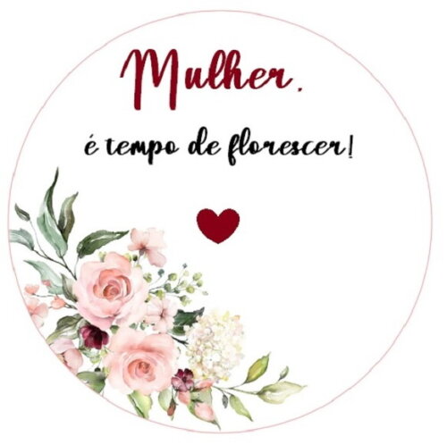 Etiquetas Adesivas - Dia da Mulher