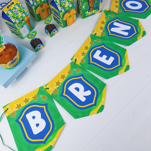 Bandeirola Copa do Mundo - Brasil