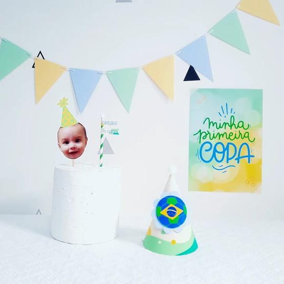 Kit Festa Mesversário - Copa do Mundo