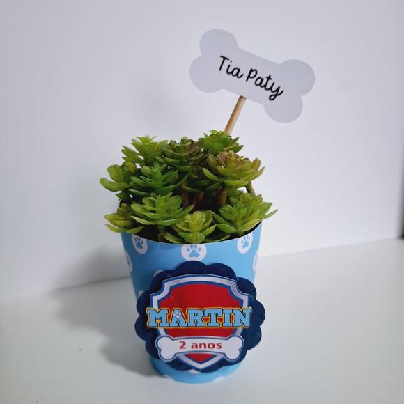 10 Saias para Suculenta Mini + Topper Patrulha Canina (não Acomp
