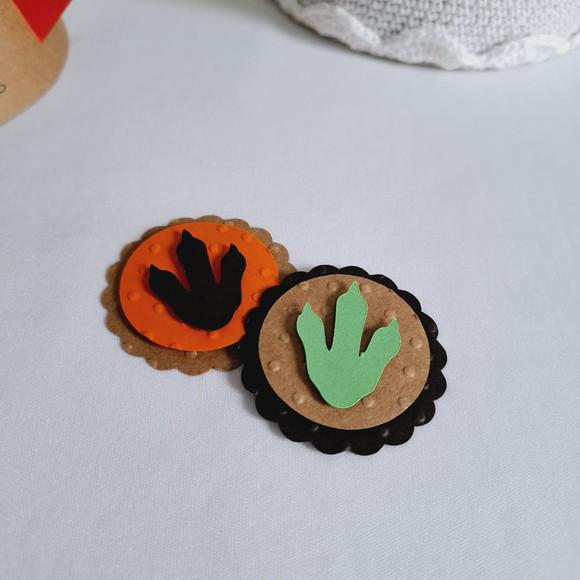 30 Apliques 3D Dinossauros