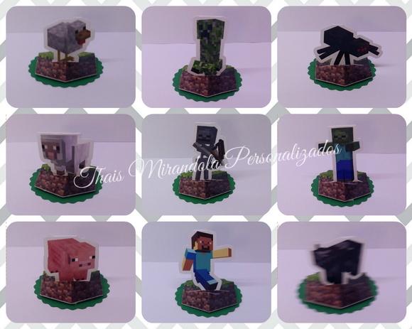 30 Apliques 3D Totem Minecraft