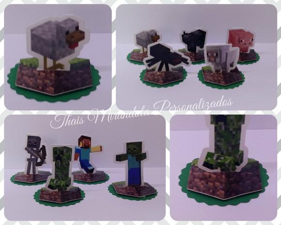 30 Apliques 3D Totem Minecraft