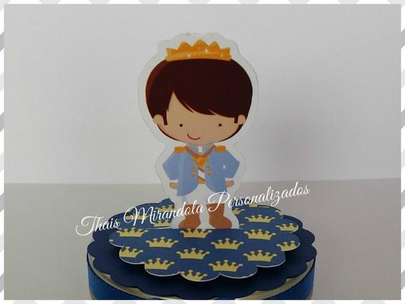 30 Apliques 3D Totem Príncipe Kids