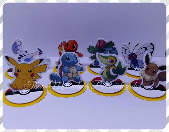 30 Apliques 3D Totem Pokemon