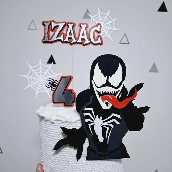 Topo de Bolo 3d Venom