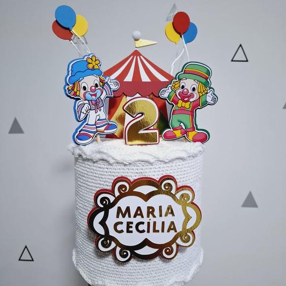 Topo de Bolo Circo
