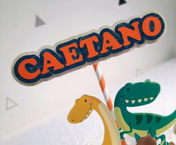 Topo de Bolo Dinossauros