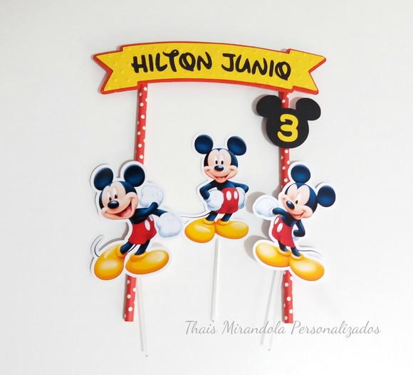 Topo de bolo Mickey