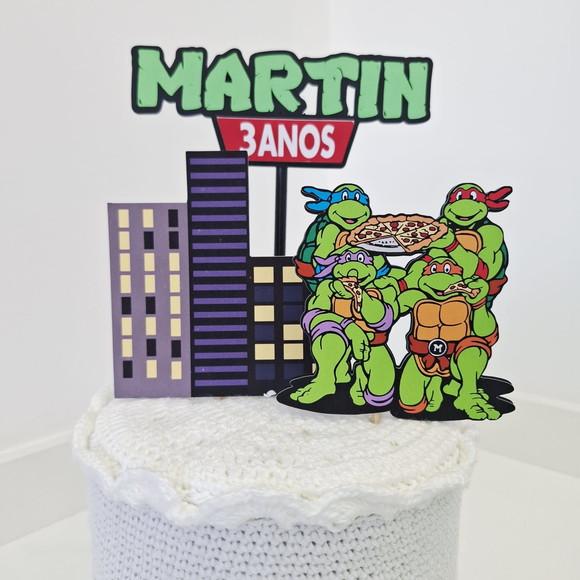 Topo de Bolo Tartarugas Ninja.2