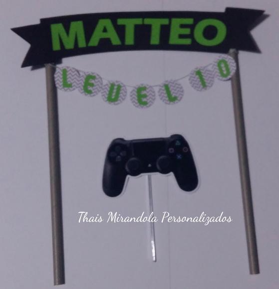 Topo de Bolo Video Game