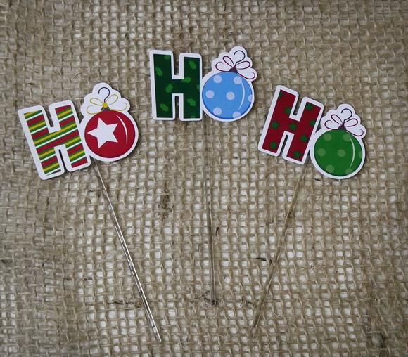 30 toppers Simples Natal, com palitinho