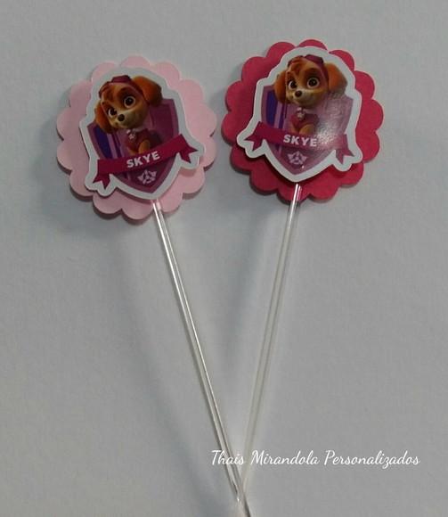 30 toppers 3D Sky, com palitinho