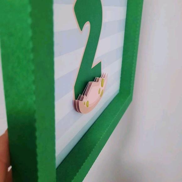 Trio de Quadrinhos de Papel Dinos