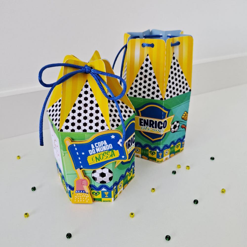 Kit com 10 Caixas Colméia Copa do Mundo - Brasil
