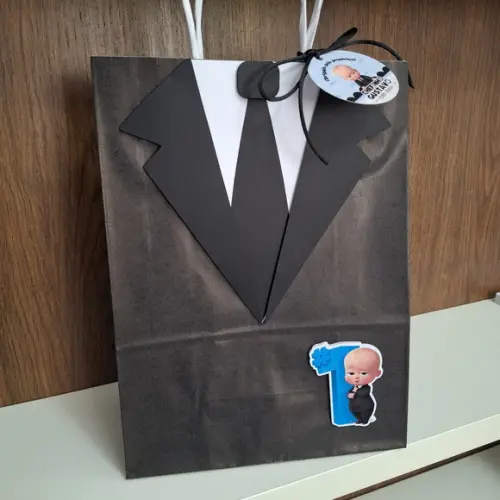 10 Sacolinha de Papel 3D Poderoso Chefinho