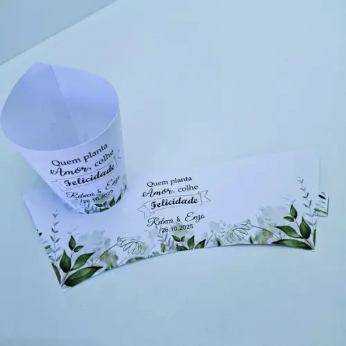 10 Saias para Suculenta Mini Casamento Verde e Branco