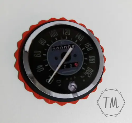 30 Apliques 3D Carros Vintage  (redonda)