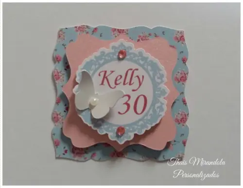 30 Apliques 3D Jardim
