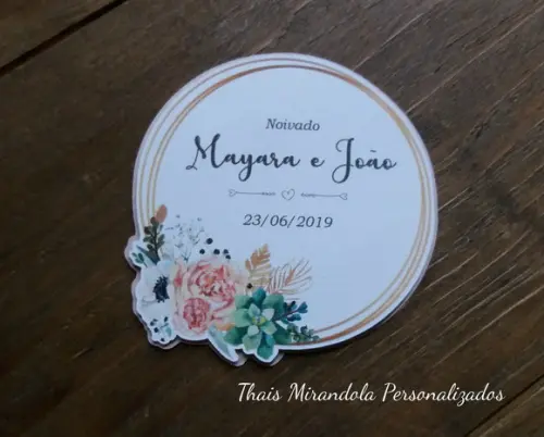 30 Apliques para lembrancinha Noivado/Casamento