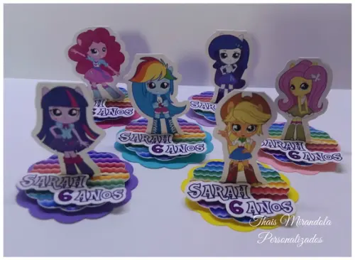 30 Apliques 3D Totem Equestrias Mini
