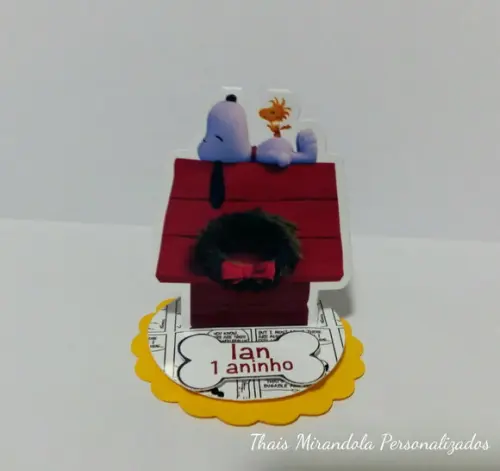 30 Apliques 3D Totem Snoopy