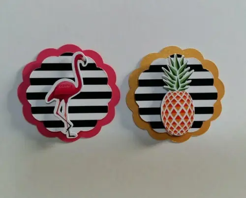 30 Apliques 3D  Tropical