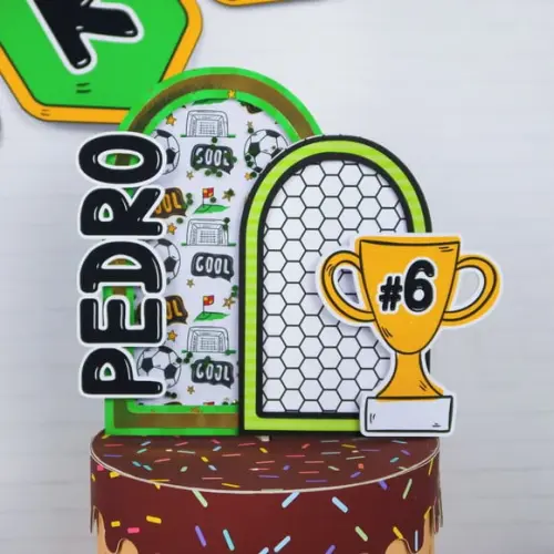 Topo de Bolo Futebol