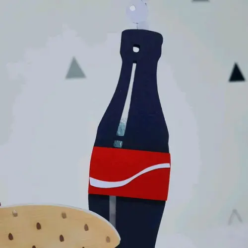 Topo de bolo 3D Lanche