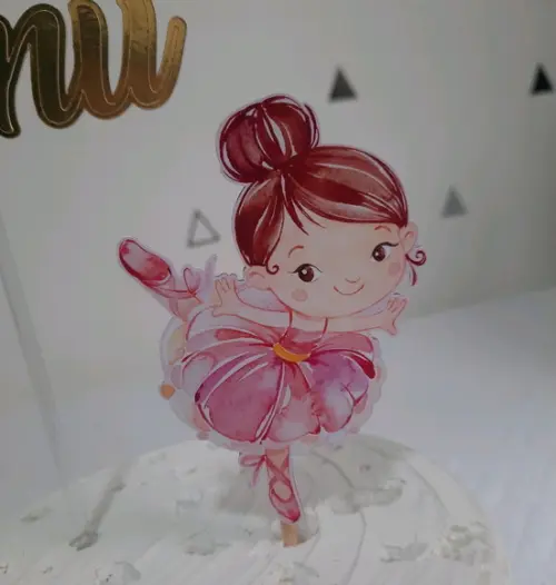 Topo de Bolo Bailarina