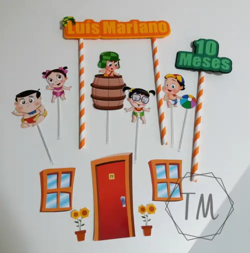 Topo de bolo Chaves